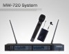 MW-720 / 카날스 전문가용 900메가 무선마이크 2개 핸드 OR 벨트펙 선택
